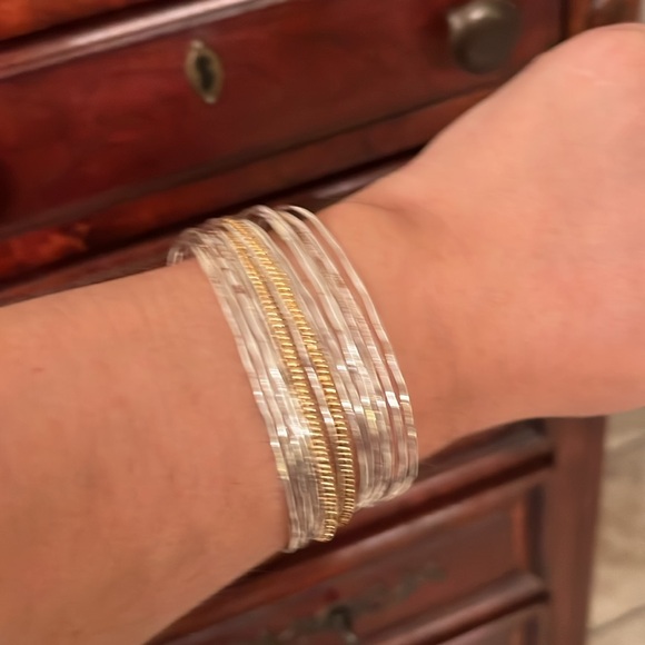 Stella & Dot Rhett Cuff Silver - Picture 6 of 7
